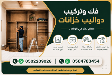 فك و تركيب دواليب بالرياض | معلم نجار في الرياض